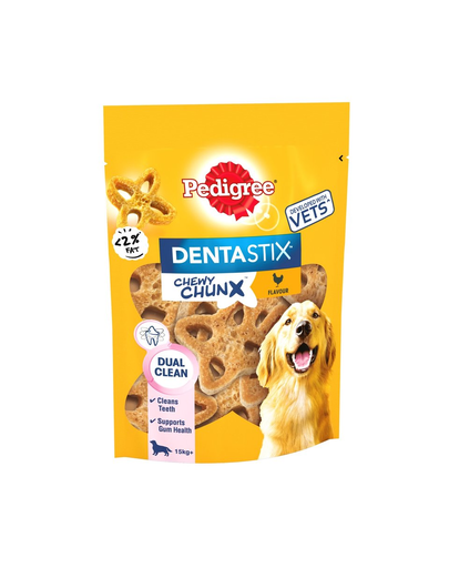 PEDIGREE DentaStix Chewy Chunx Maxi Recompense dentare caini talie mare, cu pui 68g