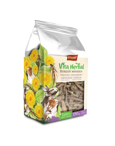 VITAPOL Vita Herbal Hrana suplimentara pentru rozatoare si iepuri, radacina de papadie 150 g