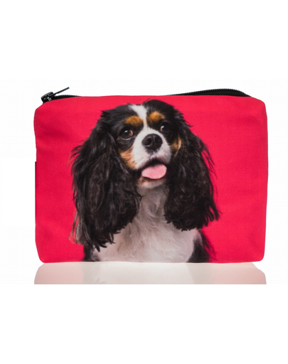 FERA Geanta cosmetica cu fermoar, Cavalier King Charles Spaniel