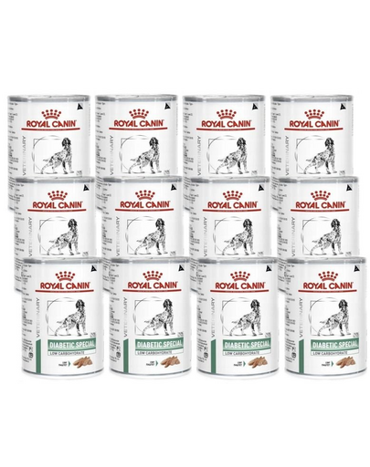 ROYAL CANIN Diabetic Special 12x410 g hrană umedă pentru câini adulți cu diabet zaharat