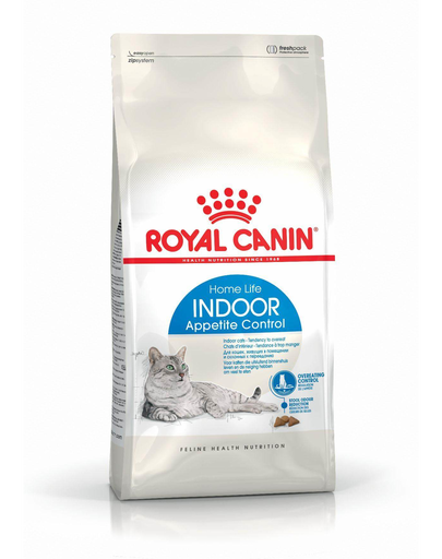 ROYAL CANIN Indoor Appetite Control hrană uscată pentru pisici adulte care stau doar în interior 2 kg
