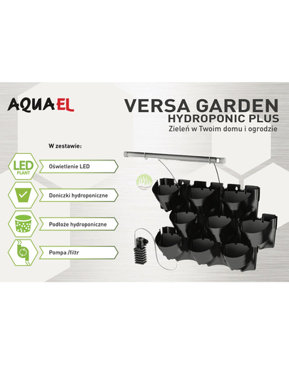 AQUAEL Versa Garden Plus, modul de perete