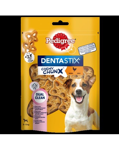 PEDIGREE Dentastix Chewy ChunX Mini 68g recompense dentare pentru caini adulti de talie mica si medie