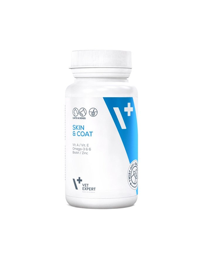 VETEXPERT Skin&Coat Supliment pentru piele si blana cainilor si pisicilor 30 capsule