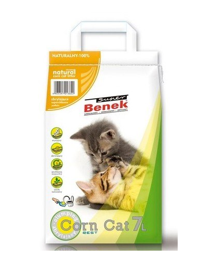 BENEK Super corn cat Asternut pentru litiera  7 l x 2 (14 l)