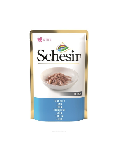 SCHESIR Hrana umeda pentru pisoi, cu ton, 85 g