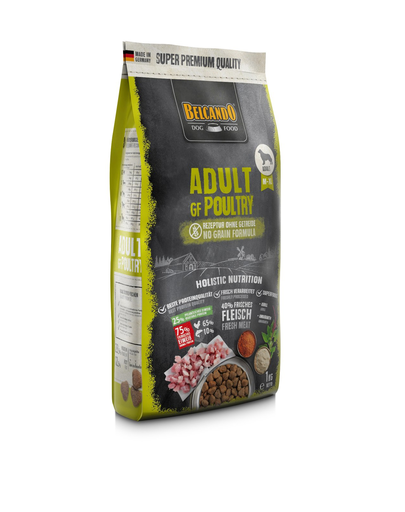BELCANDO Adult Grain Free Poultry hrana uscata fara cereale pentru caini adulti, talie M-XL, 1 kg