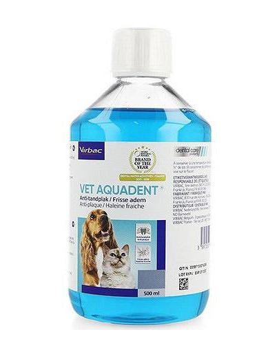 VIRBAC Aquadent solutie pentru igiena orala, pentru caini si pisici 250 ml