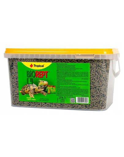 TROPICAL Biorept L hrana pentru broaste testoase 5 l/1,4 kg