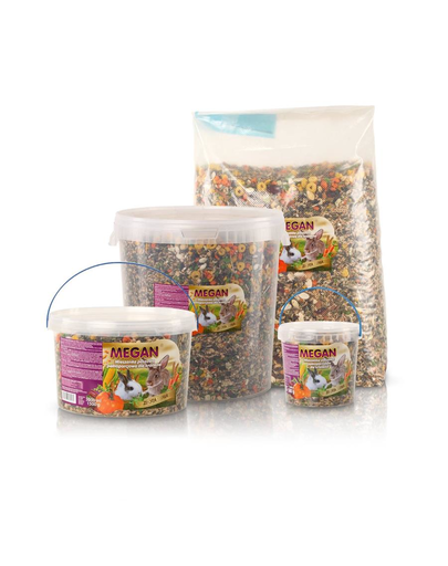 MEGAN Hrana naturala pentru iepuri 1l /500g