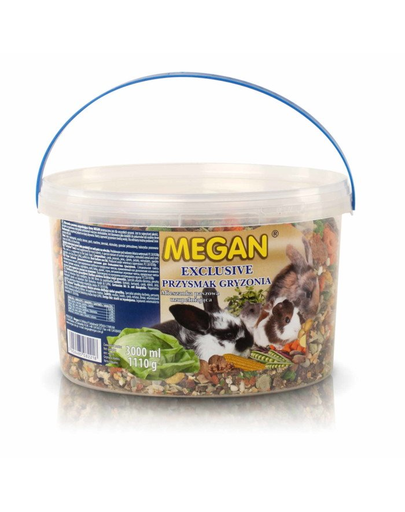 MEGAN Gustari pentru rozatoare 3l /1110g