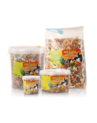 MEGAN Suplimente nutritive cu fructe pentru rozatoare 3l /1110g