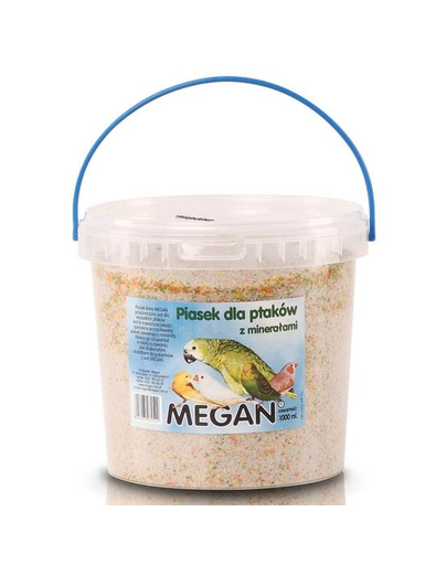 MEGAN Nisip cu minerale pentru pasari 1l/1500g