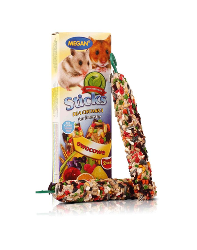 MEGAN Recompense sticksuri pentru hamster fructe