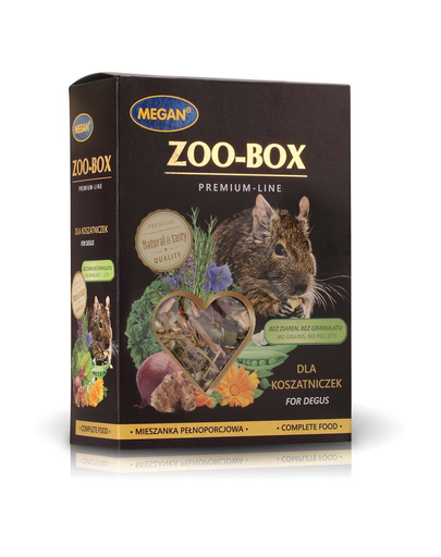MEGAN Zoo-Box  Hrana pentru degu 420g