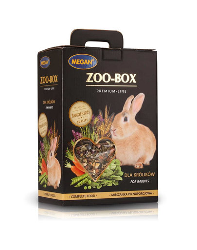 MEGAN Zoo-Box Hrana pentru iepuri 4x420g