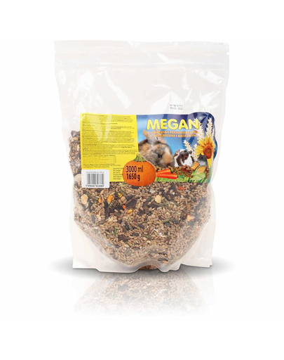 MEGAN Hrana de baza pentru rozatoare si iepuri 3L/1650g