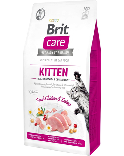 BRIT Care Cat Grain-Free Kitten Growth & Development hrana uscata pentru pui de pisica sau femele gestante, 7 kg