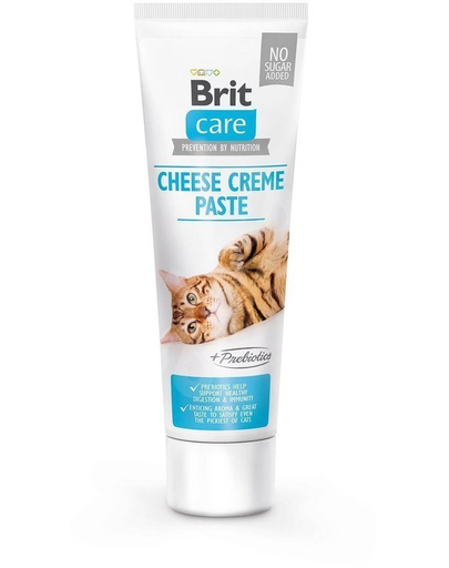 BRIT Care Cat hrana complementara pentru pisici, cu branza si probiotice 100 g