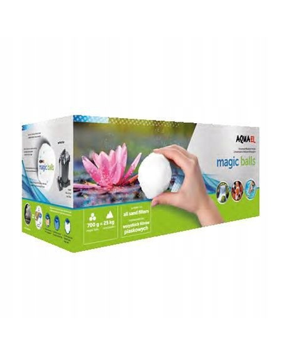 AQUAEL Magic Balls mediu de filtrare pentru filtre de nisip 700g