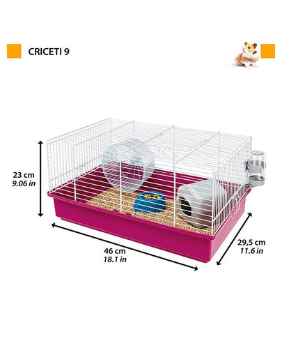 FERPLAST Criceti 9 White Cusca pentru hamsteri