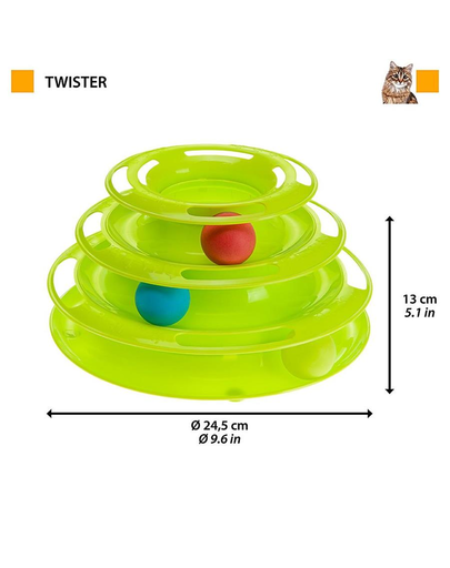 FERPLAST Twister Jucarie interactiva pisici