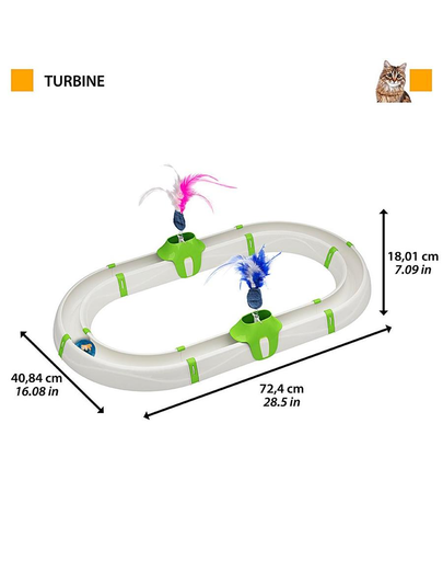 FERPLAST Turbine Circuit interactiv pentru pisici