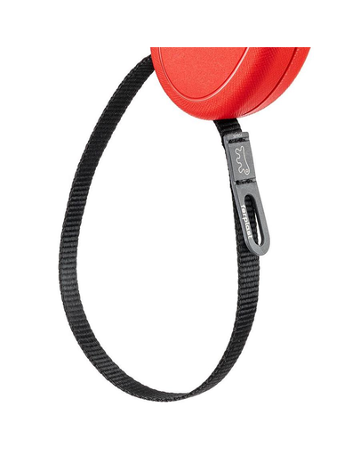 FERPLAST Flippy One Cord Mini Lesa automata pentru caini 3 m, rosu
