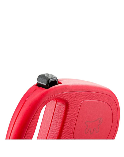 FERPLAST Flippy One Cord M Lesa automata pentru caini 5 m, rosu