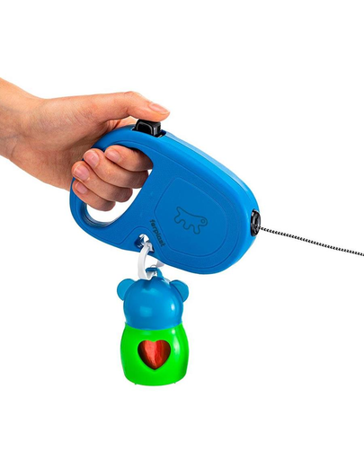 FERPLAST Flippy One Cord M Lesa automata pentru caini 5 m, albastru