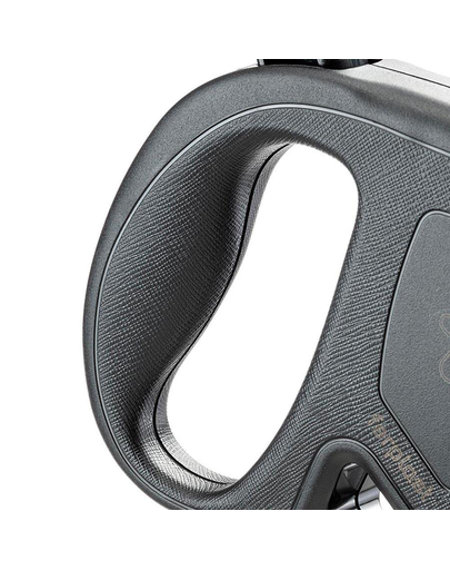 FERPLAST Flippy One Tape M Lesa automata cu banda pentru caini 5 m, negru