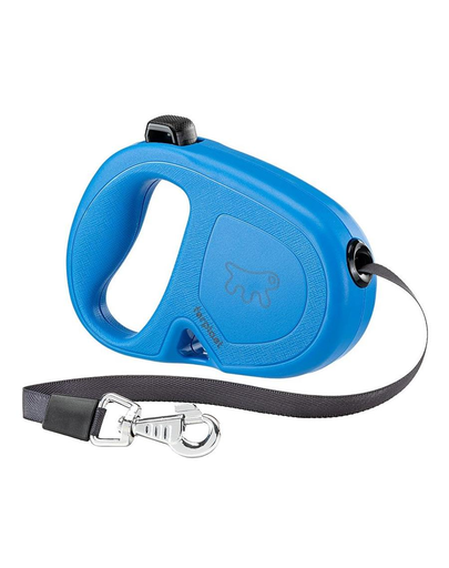 FERPLAST Flippy One Tape M Lesa automata cu banda pentru caini 5 m, albastru