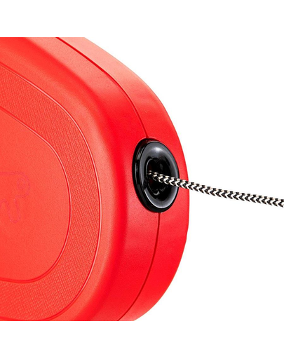 FERPLAST Flippy One Cord L Lesa automata pentru caini 5 m, rosu