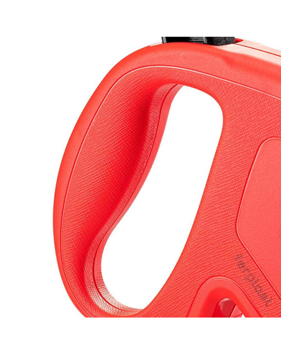 FERPLAST Flippy One Cord L Lesa automata pentru caini 5 m, rosu