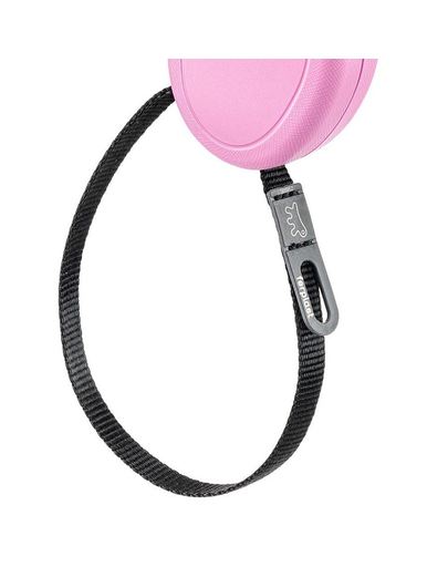 FERPLAST Flippy One Cord Mini Lesa automata pentru caini 3 m, roz