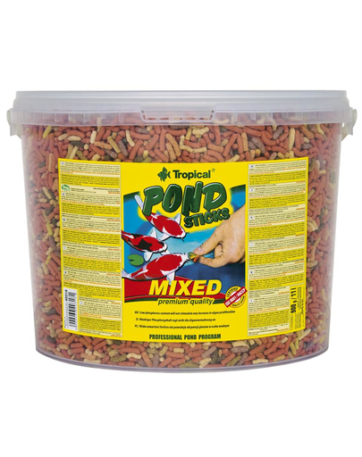 TROPICAL POND Sticks mixed 11 l (900 g) Mix hrana pesti de iaz