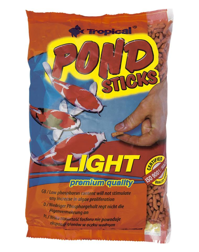 TROPICAL POND Sticks light 1 l (90 g) Hrana pentru crapi koi si pesti de iaz