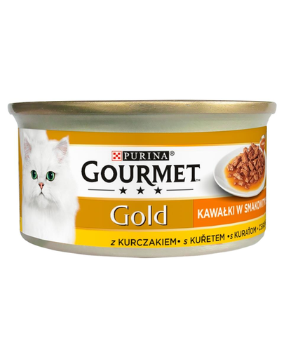 GOURMET Gold Sauce Delights Hrana umeda pentru pisici adulte 85 g