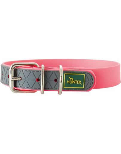 HUNTER Convenience Zgarda pentru caini, marime S-M (45) 33-41/2cm roz neon