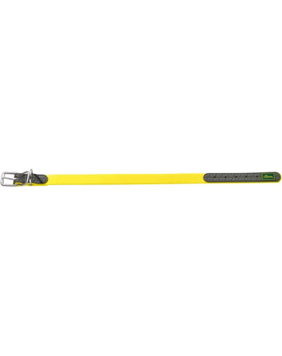HUNTER Convenience Zgarda pentru caini, marimea  M-L (55) 42-50/2,5cm galben neon