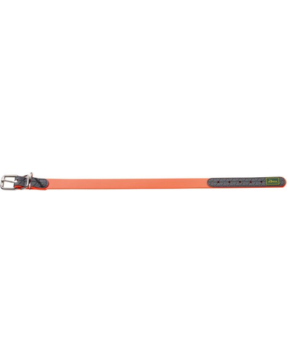 HUNTER Convenience Zgarda pentru caini, marimea M-L (55) 42-50/2,5cm portocaliu neon