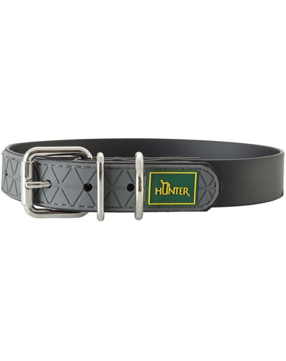 HUNTER Convenience Zgarda pentru caini, marimea L (60) 47-55/2,5cm negru