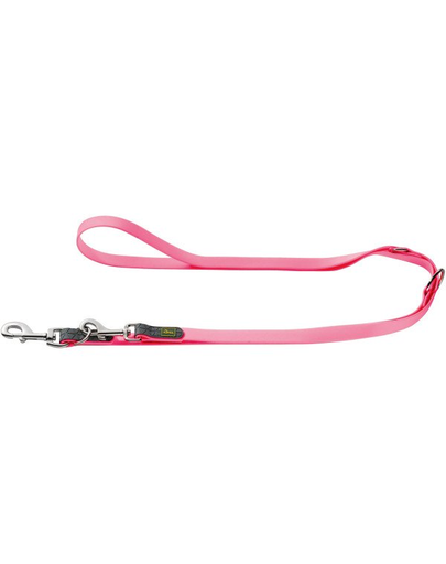 HUNTER Convenience Lesa reglabila pentru caini 1,5cm/2m, roz neon