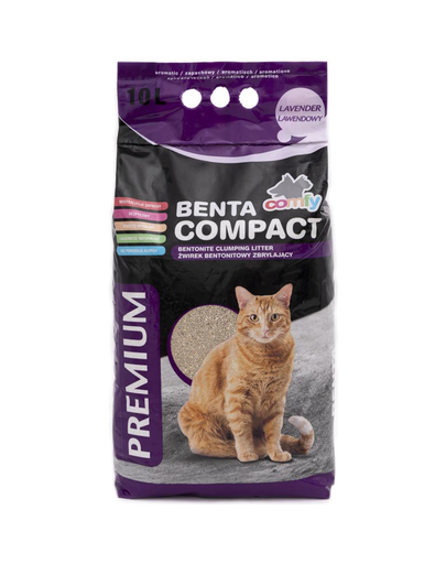 COMFY Nisip compactor pentru pisici Benta Compact, cu lavanda 10L