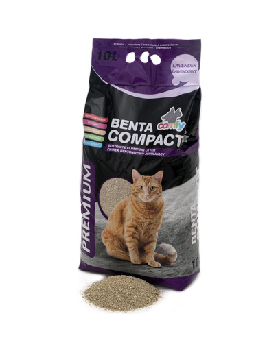 COMFY Nisip compactor pentru pisici Benta Compact, cu lavanda 10L
