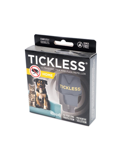TICKLESS Home Repelent cu ultrasunete pentru capuse si purici, negru