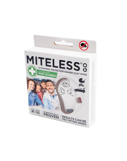 MITELESS Go Dispozitiv de eliminare a acarienilor, portabil cu ultrasunete
