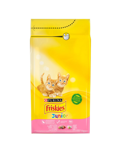 FRISKIES Junior cu pui, legume si lapte 1,5kg hrana pisoi