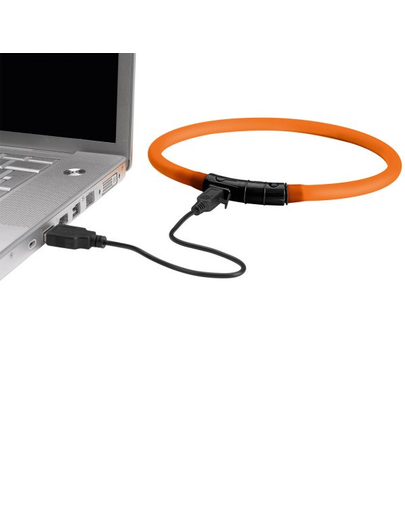 HUNTER LED Yukon Zgarda cu led pentru caini 20-70cm, portocaliu