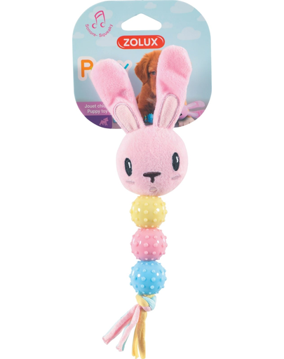ZOLUX Puppy Rabbit Toy pink